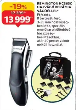 Auchan Remington HC363C hajvágó kerámia vágóéllel ajánlat