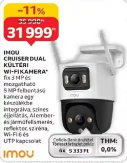 Auchan Imou Cruiser Dual kültéri Wi-Fi kamera ajánlat
