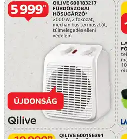 Auchan Qilive 600183217 Fürdőszobai Hősugárz ajánlat