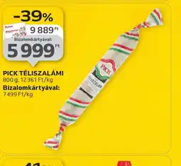 Auchan Pick Téliszalámi ajánlat