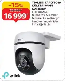 Auchan TP-link tapo TC40 kültéri Wi-Fi kamera ajánlat