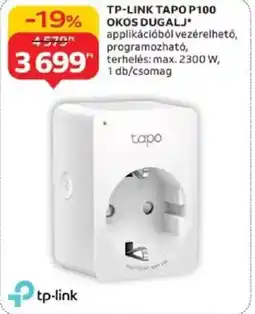 Auchan Tp-link tapo p100 okos dugalj ajánlat