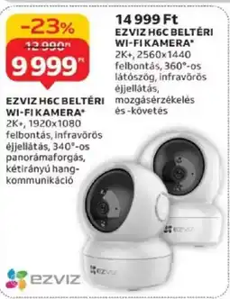 Auchan EZVIZ H6C beltéri Wi-Fi kamera ajánlat