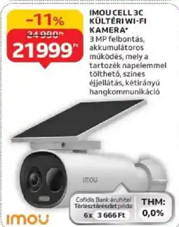 Auchan Imou cell 3c kültéri wi-fi kamera ajánlat