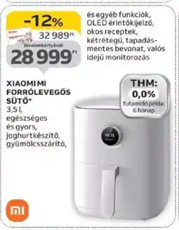 Auchan Xiaomi mi forrólevegős sütő ajánlat