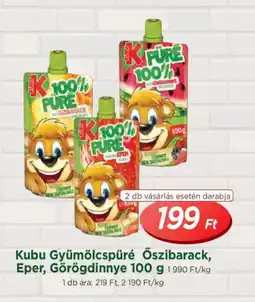Real Kubu Gyümölcspüré ajánlat