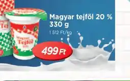 Real Magyar tejföl 20% ajánlat