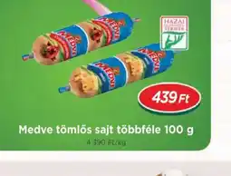 Real Medve tömlős sajt többféle ajánlat
