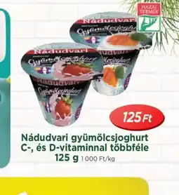 Real Nádudvari gyümölcsjoghurt ajánlat