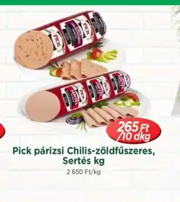 Real Pick párizsi Chilis-zöldfűszeres, Sertés ajánlat