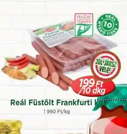 Real Reál Füstölt Frankfurti kolbász ajánlat