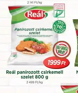 Real Reál panírozott csirkemell szelet ajánlat