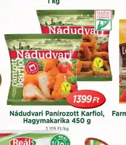 Real Nádudvari Panírozott Karfiol, Hagymakarika ajánlat