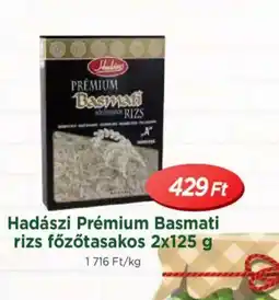 Real Hadászi Prémium Basmati rizs főzőtasakos ajánlat