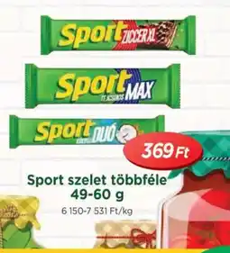 Real Sport szelet többféle ajánlat