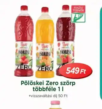 Real Pölöskei Zero szörp ajánlat