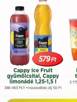 Real Cappy Ice Fruit gyümölcsital, Cappy limonádé ajánlat