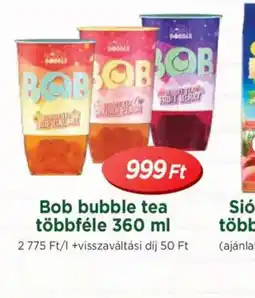 Real Bob bubble tea ajánlat