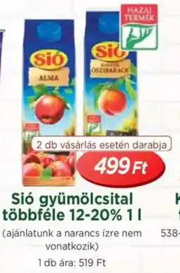 Real Si gyümölcsital ajánlat