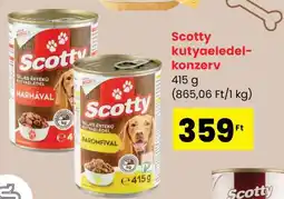 Spar Scotty kutyaeledel-konzervek ajánlat