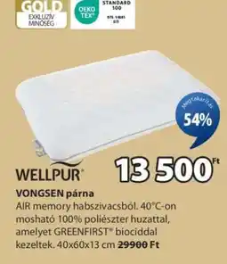 JYSK WELLPUR VONGSEN párna ajánlat