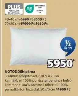 JYSK NOTODDEN párna ajánlat