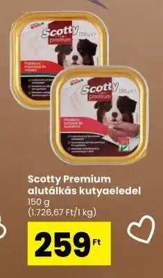 Scotty Premium alutálkás kutyaeledel