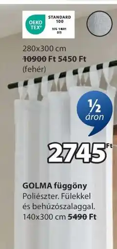 JYSK GOLMA függöny ajánlat