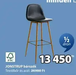 JYSK JONSTRUP bárszék ajánlat