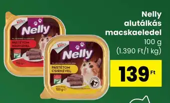 Nelly alutálkás macskaeledel