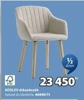 JYSK ADSLEV étkezőszék ajánlat