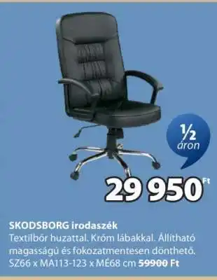 JYSK SKODSBORG IRODASZÉK ajánlat