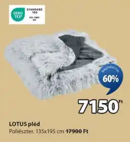 JYSK LOTUS pléd ajánlat
