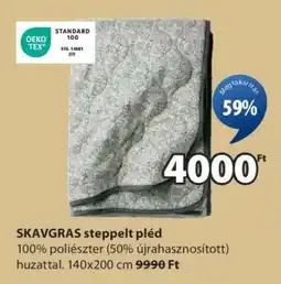 JYSK SKAVGRAS steppelt pléd ajánlat