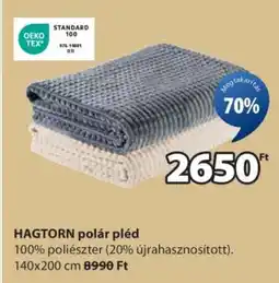 JYSK HAGTORN polár pléd ajánlat