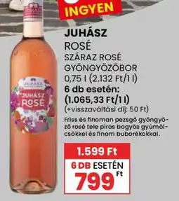 Spar JUHÁSZ Rosé ajánlat