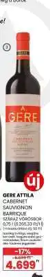 Spar GERE ATTILA CABERNET SAUVIGNON BARRIQUE ajánlat