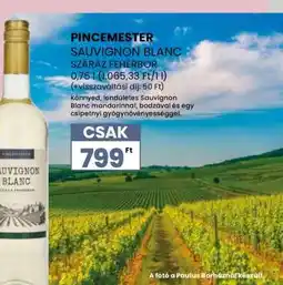 Spar PINCEMESTER SAUVIGNON BLANC ajánlat
