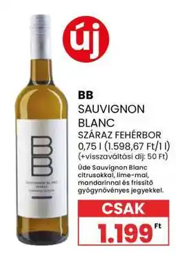 Spar BB Sauvignon Blanc ajánlat