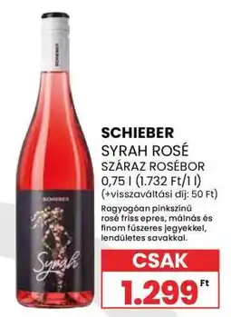 Spar Schieber Syrah Rosé ajánlat