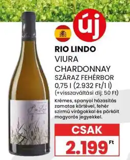 Spar RIO LINDO VIURA CHARDONNAY ajánlat