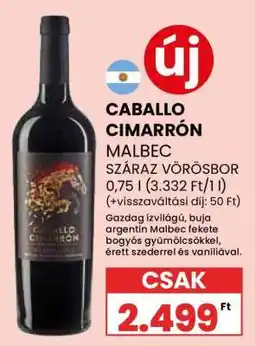 Spar CABALLO CIMARRÓN MALBEC ajánlat