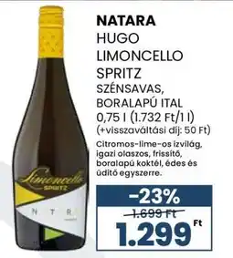 Spar NATARA HUGO LIMONCELLO SPRITZ ajánlat