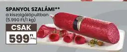 Spar Spanyol szalámi ajánlat