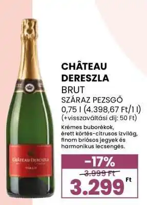 Spar Château Dereszla Brut ajánlat