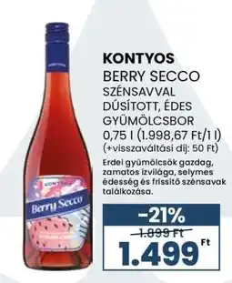 Spar KONTYOS BERRY SECCO ajánlat