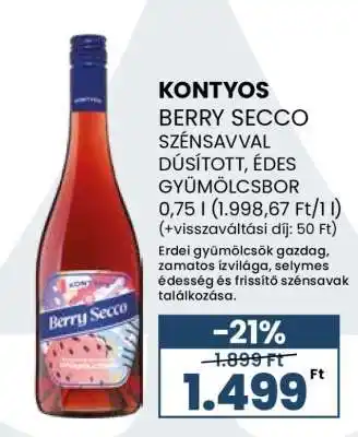 Spar KONTYOS BERRY SECCO ajánlat