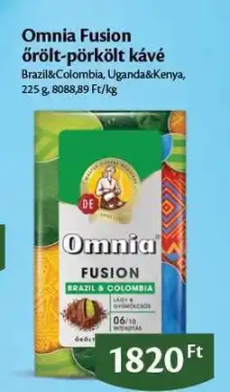EcoFamily Omnia Fusion őrölt-pörkölt kávé ajánlat
