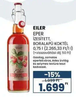 Spar EILER EPER ÍZESÍTETT, BORALAPÚ KOKTÉL ajánlat
