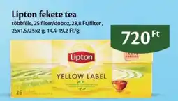 EcoFamily Lipton Fekete Tea ajánlat
